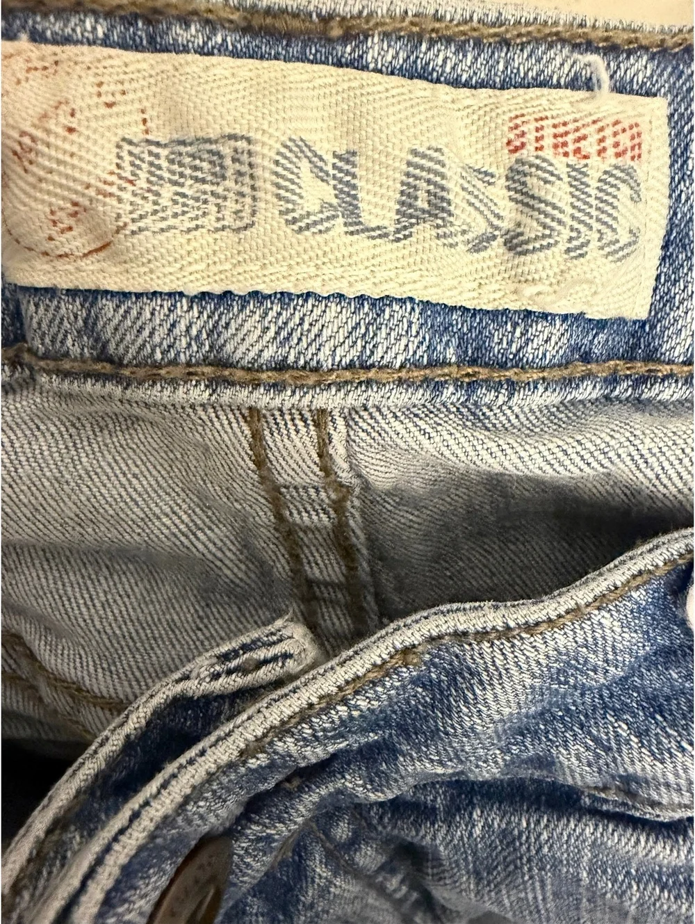 Vintage Faded Glory Classic Light Wash Jeans- Estimated Size 10